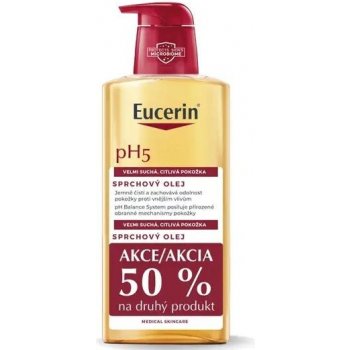 Eucerin pH5 sprchový olej 2 x 400 ml Promo 2023