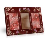 Selllot Trojbalení čokolád mléčná s posypem jahoda a mléčná Béžová 300 g – Sleviste.cz