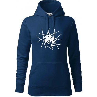 Cyclo výplet mikina dámská Cape s kapucí Půlnoční modrá – Hledejceny.cz