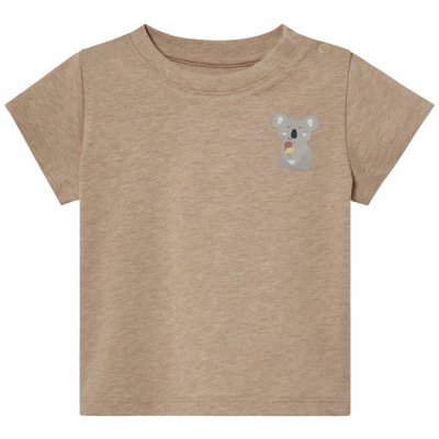 lupilu Dětské triko s BIO bavlnou hnědá – Zboží Mobilmania