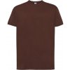 Pánské Tričko JHK tričko Regular Premium TSRA190 krátký rukáv pánské 1TE-TSRA190-Chocolate čokoládová
