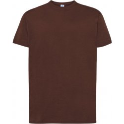 JHK tričko Regular Premium TSRA190 krátký rukáv pánské 1TE-TSRA190-Chocolate čokoládová