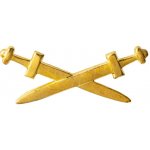 Odznak rozlišovací zkřížené meče ČSLA zlatý originál – Zboží Dáma