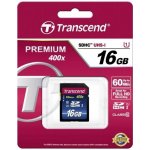 Transcend SDHC 16 GB Class 10 TS16GSDHC10 – Sleviste.cz