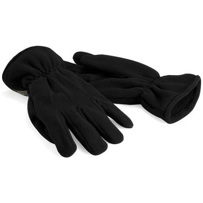 Beechfield prstové ultra termické rukavice ze Suprafleece s izolací Thinsulate černá – Zboží Mobilmania