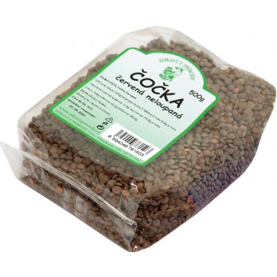 Zdraví z přírody Čočka červená NELOUPANÁ 0,5 kg – Hledejceny.cz