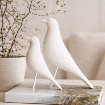 Wikholm Form Dekorativní ptáček Fagel bílý M – Hledejceny.cz