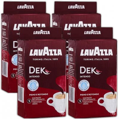 Lavazza DEK Intenso bezkofeinové mletá káv 4 x 250 g
