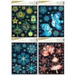 MFP 8886448 Okenní fólie vánoce glitr VA026 30x42cm 671 – Hledejceny.cz