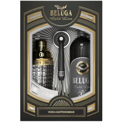 Mariinsk Distillery Beluga Gold Line 40% 0,7 l (dárkové balení shaker) – Zbozi.Blesk.cz