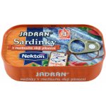 Jadran Sardinky v rostlinném oleji pikantní 125g – Zbozi.Blesk.cz