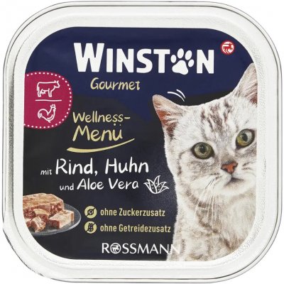 Winston Cat Wellness menu s kuřecím a hovězím a Aloe vera 100 g – Hledejceny.cz