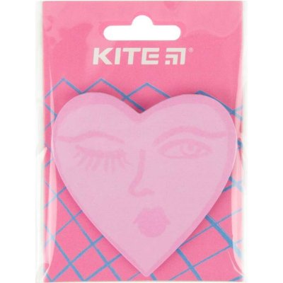 Samolepicí bloček HEART - 7x7cm, 50l vtK22-298-6 – Hledejceny.cz