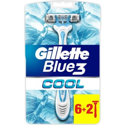 Gillette Blue3 Cool 8 ks – Hledejceny.cz