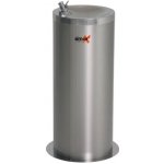 Zahradní fontána stříbrná 48 x 34 x 153 cm nerezová ocel – Zboží Dáma