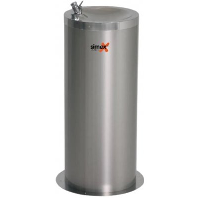 Zahradní fontána stříbrná 48 x 34 x 153 cm nerezová ocel – Zboží Dáma