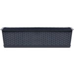 PROSPERPLAST Truhlík s miskou RATOLLA CASE 68,5x17,3 cm antracit – Zboží Dáma
