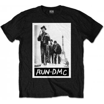 Run DMC tričko Paris Photo Černá