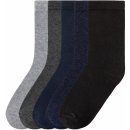 Pepperts Chlapecké ponožky s BIO bavlnou, 5 párů šedá / tmavě modrá / černá