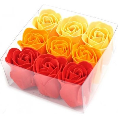 Mýdlové květy broskvové 9ks – Zboží Dáma