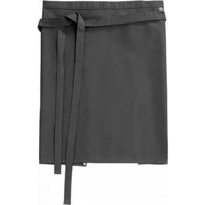 CG Workwear Gastro zástěra Roma odolná proti pomačkání 50 x 78 cm: Šedá grafitová 50 x 78 cm CGW123 – Hledejceny.cz