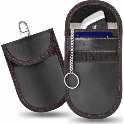 Klíčenka Tech Protect KLR100 RFID Ochranné pouzdro pro bezkontaktní klíče a karty Black/Red – Zboží Dáma