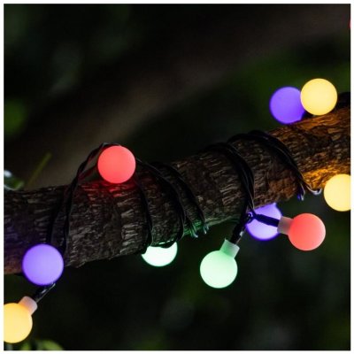 Aigostar B.V. | Aigostar LED Solární dekorační řetěz 50xLED 8 funkcí 12m IP65 multicolor | AI0407 – Hledejceny.cz