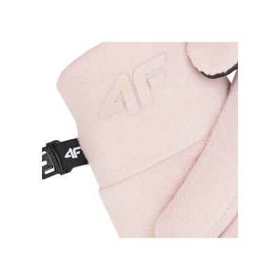 4F Dětské rukavice JAW22-AGLOU011 Růžová Látka