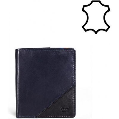 Vuch pánská kožená peněženka Jameson černá/tmavě modrá – Zboží Mobilmania