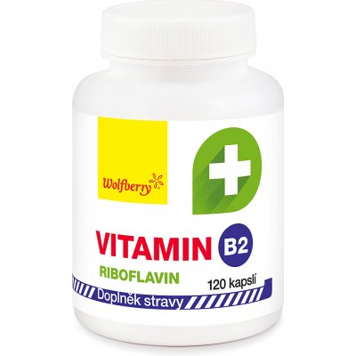 Wolfberry Vitamín B2 Riboflavin 120 kapslí – Hledejceny.cz