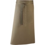 Premier Workwear Keprová dlouhá barmanská zástěra s velkou kapsou šalvějová Pantone 5497 90x80cm PW158 – Hledejceny.cz