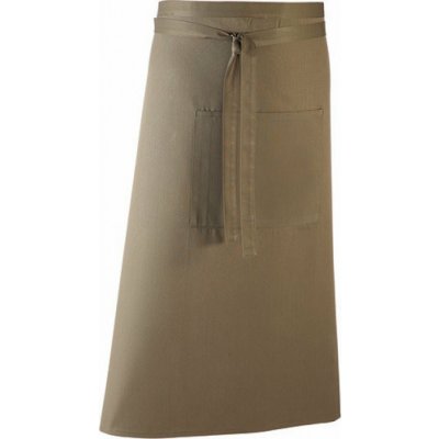 Premier Workwear Keprová dlouhá barmanská zástěra s velkou kapsou šalvějová Pantone 5497 90x80cm PW158 – Hledejceny.cz