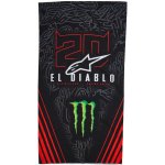 Alpinestars nákrčník FQ20 Monster černá/červená fluo/modrá/zelená 2026 – Zboží Dáma
