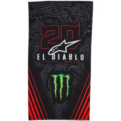 Alpinestars nákrčník FQ20 Monster černá/červená fluo/modrá/zelená 2026 – Zboží Dáma