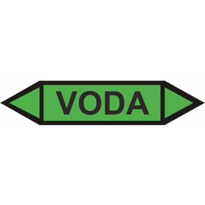 Oboustranná šipka - Voda Samolepka PVC 0: arch 10 ks - 166x26mm – Zboží Dáma