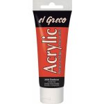 El Greco akrylová barva rumělková červená 75 ml – Hledejceny.cz