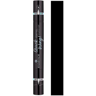 Essence Quick Wing! oční linky a razítko 01 Black 3,5 ml – Zboží Dáma