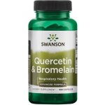 Swanson Kvercetin Quercetin a Bromelin 100 kapslí – Hledejceny.cz