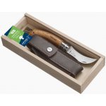 Opinel VRI N°08 Inox + pouzdro a dřevěná dárková krabička – Zboží Mobilmania