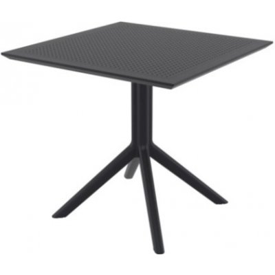 SIESTA Venkovní plastový stůl SKY TABLE 80 černá – Zboží Mobilmania