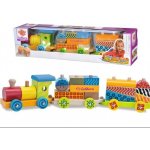 Eichhorn vláček s kostkami Color Small Train lokomotiva s 2 vagony 18 dílů – Zboží Mobilmania