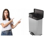 Curver DECO BIN DUO 26L+26L Odpadkový koš stříbrný 01129-C70 – Zbozi.Blesk.cz