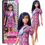 Barbie Modelka 143 šaty se vzorem hadí kůže GHW57 – Zboží Mobilmania