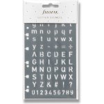 Filofax Šablona na písmena náplň osobních A5 diářů 1 ks – Zboží Živě