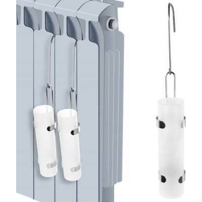 odpařovač na radiátor kulatý 325ml, ..?cm sklo/nerez (2ks) – Zboží Mobilmania