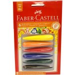 Faber Castell Plastové pastelky voskovky do dlaně 6ks – Sleviste.cz