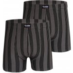 PeSaiL pánské bavlněné boxerky fusida A860 2 kusy Grey – Zboží Dáma