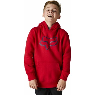 Fox Youth Legacy Pullover Fleece Flame Red – Zboží Mobilmania