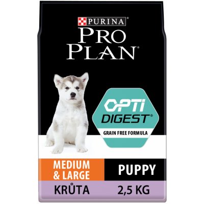 Purina Pro Plan All Sizes Puppy Sensitive Digestion Grain Free krůta 2,5 kg – Hledejceny.cz