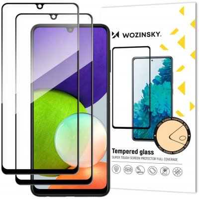 Wozinsky Sada 2x superpevné Full Glue tvrzené sklo Case Friendly pro Samsung Galaxy A22 4G černá 9145576216781 – Zboží Živě